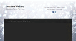 Desktop Screenshot of lorraine-walters.co.uk