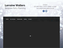 Tablet Screenshot of lorraine-walters.co.uk